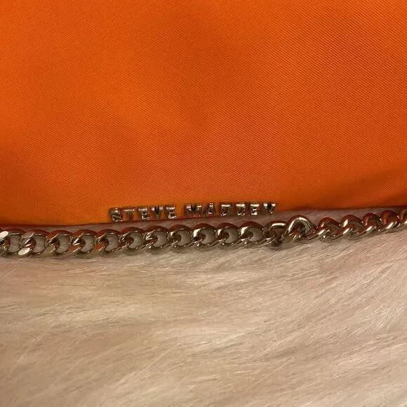 NWT Steve Madden Crossbody Bag w/ Airpod Pouch - Orange - Picture 8 of 17